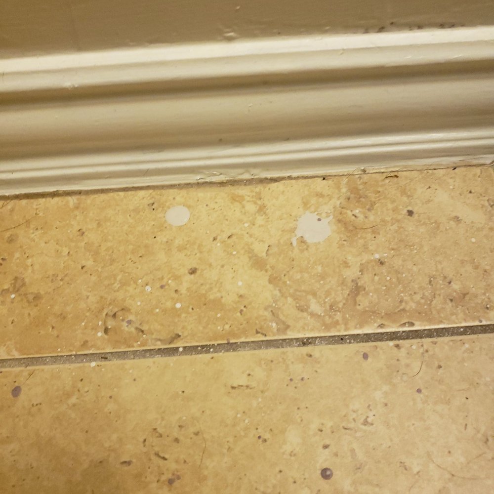 Carnival Custom Painting - More paint splatters left of the floor - Painters Near Me - Allen, Texas