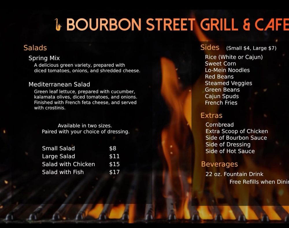 Bourbon Street Grill & Cafe Logo