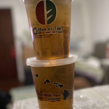 Coffee or Tea? - Jumbo Wintermelon tea!! - Coffee & Tea Near Me - Honolulu, Hawaii