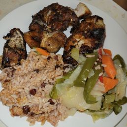 Jerk Catfish Dinner