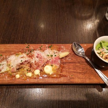 Richmond Station - White asparagus salad with mustard aoli and ham.  Chilled asparagus soup with hazelnut, chives, yogurt. - Canadian (New) Near Me - Toronto, Ontario