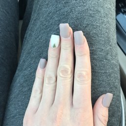 I got acrylic nails with Taupe shellac and a matte coat, and I'm so in love it it!! New fav salon. I got acrylic nails with Taupe shellac and a matte coat, and I'm so in love it it!! New fav salon.