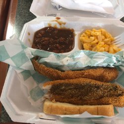 Top's Backyard Restaurant and Grill - 2piece fish and 2 sides