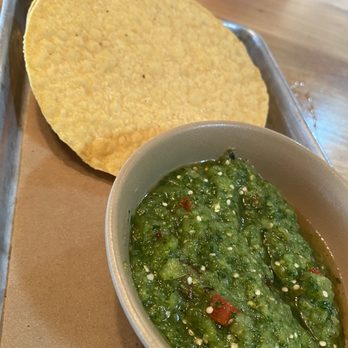 Bartaco - Orlando - Salsa verde and chips - love the verde! - Tacos Near Me - Orlando, Florida