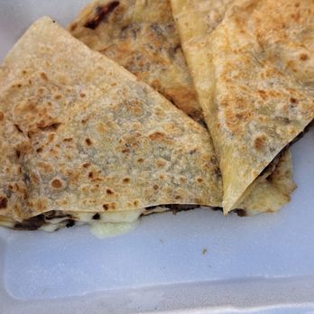 Chuy's Cocina - quesadillas in a styrofoam container - Mexican Near Me - Montclair, California Chuy's Cocina - quesadillas in a styrofoam container - Mexican Near Me - Montclair, California