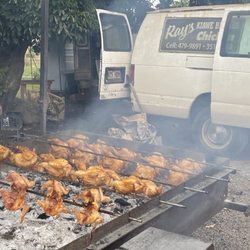 Ray's Kiawe Broiled Chicken - Rotisserie Huli Huli - bit salty