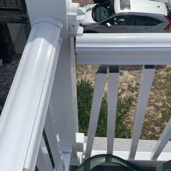 Resort Realty - Broken third floor balcony railing - Property Management Near Me - Nags Head, North Carolina