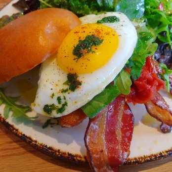 Small Batch - Pork Belly BLT with Egg - New American Near Me - Garden City, New York
