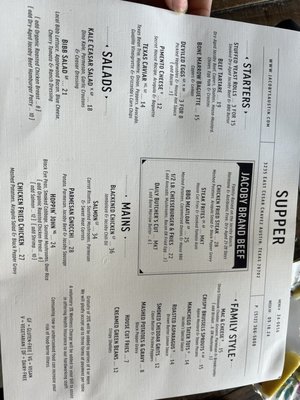 Menu photo 8 Jacoby's Restaurant & Mercantile Austin, TX Menu photo 8 Jacoby's Restaurant & Mercantile Austin, TX