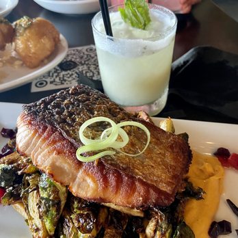 The Gramercy - Salmon plate (over cooked and dry) - Lounges Near Me - Lakeway, Texas The Gramercy - Salmon plate (over cooked and dry) - Lounges Near Me - Lakeway, Texas