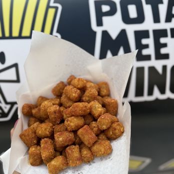 Potato Meets Wing - ketchup and chili bbq tater tots - Chicken Wings Near Me - San Francisco, California Potato Meets Wing - ketchup and chili bbq tater tots - Chicken Wings Near Me - San Francisco, California