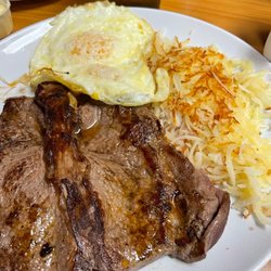 Pancake House - Steak and Eggs (over medium)