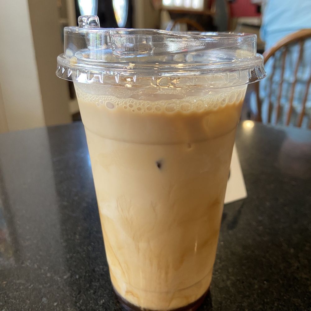 Old Mill Cafe - Lavender iced coffee - Coffee & Tea Near Me - Ellicott City, Maryland