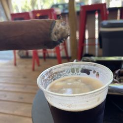Legacy Cigar - Nothing better than Smithwicks draft beer and Plasencia cigar sitting on front porch.