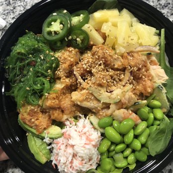 Poke Town - Large poke bowl!!! - Japanese Near Me - Norco, California