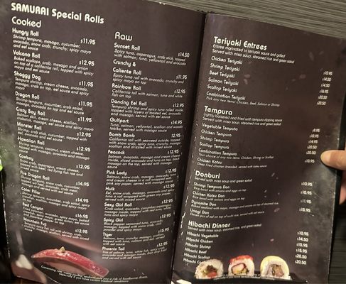 Menu photo 7 Samurai Sushi Oklahoma City, OK Menu photo 7 Samurai Sushi Oklahoma City, OK