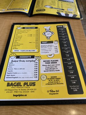 Menu photo 6 Bagel Plus North York, ON