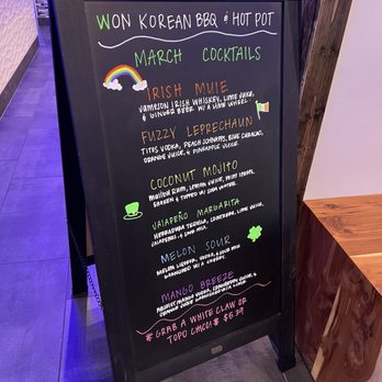 Won Korean BBQ & Hot Pot - Cocktails - Korean Near Me - Tulsa, Oklahoma Won Korean BBQ & Hot Pot - Cocktails - Korean Near Me - Tulsa, Oklahoma