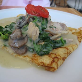 Cream Pot - Creamy chicken crepe - Breakfast & Brunch Near Me - Honolulu, Hawaii