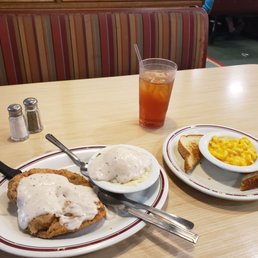 two plates of food on a table
