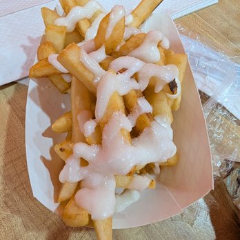 Afgan Shawarma - French fries with garlic sauce - Afghan Near Me - Brockport, New York Afgan Shawarma - French fries with garlic sauce - Afghan Near Me - Brockport, New York