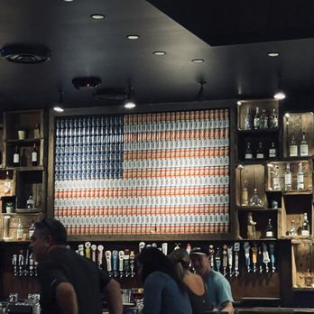 The Rustic - Bar décor made out of cans - Bars Near Me - Houston, Texas The Rustic - Bar décor made out of cans - Bars Near Me - Houston, Texas