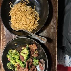 P.F. Chang's - Beef with broccoli and noodles