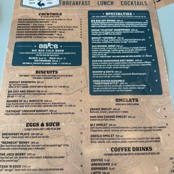 Big Bad Breakfast - Barret Ave - Menu - front side - Breakfast & Brunch Near Me - Louisville, Kentucky Big Bad Breakfast - Barret Ave - Menu - front side - Breakfast & Brunch Near Me - Louisville, Kentucky