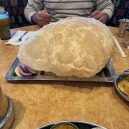 My friend's massive Channa Batura! My friend's massive Channa Batura!