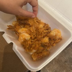 Wings To Go - Buffalo shrimp. Fried...kind of