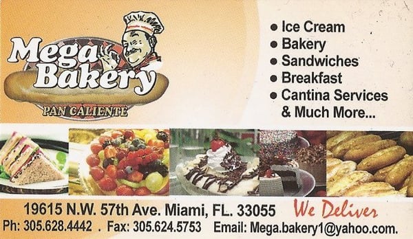 Menu photo 8 Mega Bakery Miami Gardens, FL Menu photo 8 Mega Bakery Miami Gardens, FL