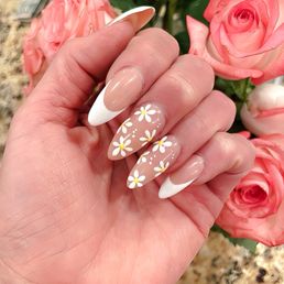 Gel x tipped nails