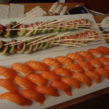 Sushi Studio Arts - Salmon....our son's favorite. Had to snap the picture quickly before it disappeared. Thank you Sushi Studio Arts - Caterers Near Me - Santa Ana, California Sushi Studio Arts - Salmon....our son's favorite. Had to snap the picture quickly before it disappeared. Thank you Sushi Studio Arts - Caterers Near Me - Santa Ana, California