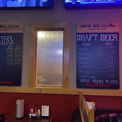 Jeffersons - Yummy oyster and beer menu