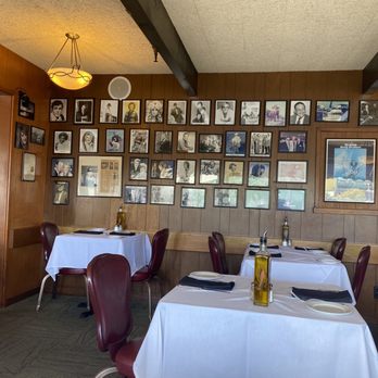 Scoma's Restaurant - Interior is lined with pictures of famous movie stars and athletes - Seafood Near Me - San Francisco, California