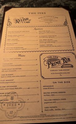Menu photo 2 The Ives Chicago, IL