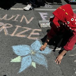 Sunday Streets - Chalk Painting