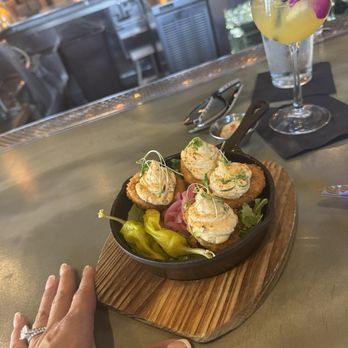 Station 16 - Cajun fried deviled eggs - Seafood Near Me - Sacramento, California Station 16 - Cajun fried deviled eggs - Seafood Near Me - Sacramento, California