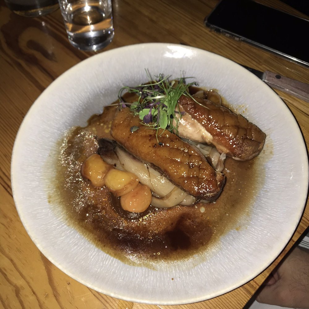 Meadowsweet - Duck in cherry sauce - New American Near Me - Brooklyn, New York Meadowsweet - Duck in cherry sauce - New American Near Me - Brooklyn, New York