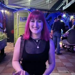 JCPenney - Pink hair!