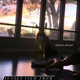 Vinyasa flow at sunset Vinyasa flow at sunset