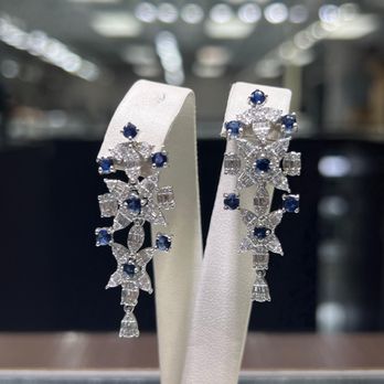 Bellisimo Luxe Jewelers - 14K White Gold Diamond & Sapphire Earrings.
Also Available in Ruby. Call 631-875-7103 for details! - Jewelry Near Me - Wading River, New York Bellisimo Luxe Jewelers - 14K White Gold Diamond & Sapphire Earrings.
Also Available in Ruby. Call 631-875-7103 for details! - Jewelry Near Me - Wading River, New York