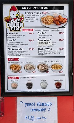 Menu photo 1 Chick'n Fix Seattle, WA Menu photo 1 Chick'n Fix Seattle, WA