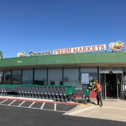 Exterior outside entrance of Spencer's Fresh Markets - Morro Bay, California Exterior outside entrance of Spencer's Fresh Markets - Morro Bay, California