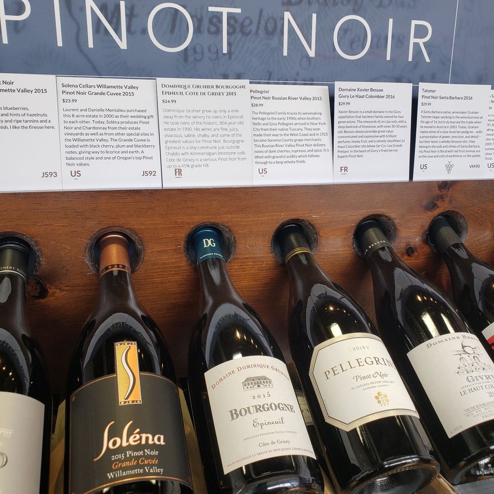 City Wine Merchant - a row of bottles of wine - Beer, Wine & Spirits Near Me - Buffalo, New York