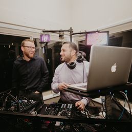 Dj Our Wedding owner, Oscar making friends with our wedding guests