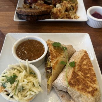 Cafe Pasqual's - Breakfast Burrito - Vegetarian Near Me - Santa Fe, New Mexico