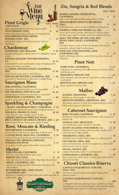 Menu photo 2 McGarity's Restaurant & Irish Pub Eureka Springs, AR