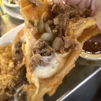 Reyes Bar & Restaurant - The birria tacos are stuffed full of meat and cheese. Could have a been a little crispier, but still great - Salvadoran Near Me - Woodbridge, California Reyes Bar & Restaurant - The birria tacos are stuffed full of meat and cheese. Could have a been a little crispier, but still great - Salvadoran Near Me - Woodbridge, California