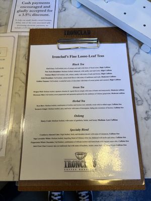 Menu photo 1 Ironclad Coffee Roasters & Baking Co Richmond, VA Menu photo 1 Ironclad Coffee Roasters & Baking Co Richmond, VA
